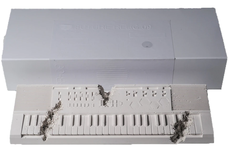 Daniel Arsham Future Relic 09 Keyboard White