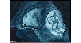 Daniel Arsham x Pokemon Cave of Mewtwo A2 Poster Blue