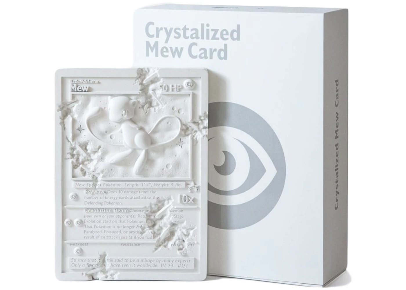 Daniel Arsham x Pokemon Crystalized Mew Card Sculpture (Edition of 500) White - FW21 - US Daniel Arsham x Pokemon Crystalized Mew Card Sculpture (Edition of 500) White - FW21 - US