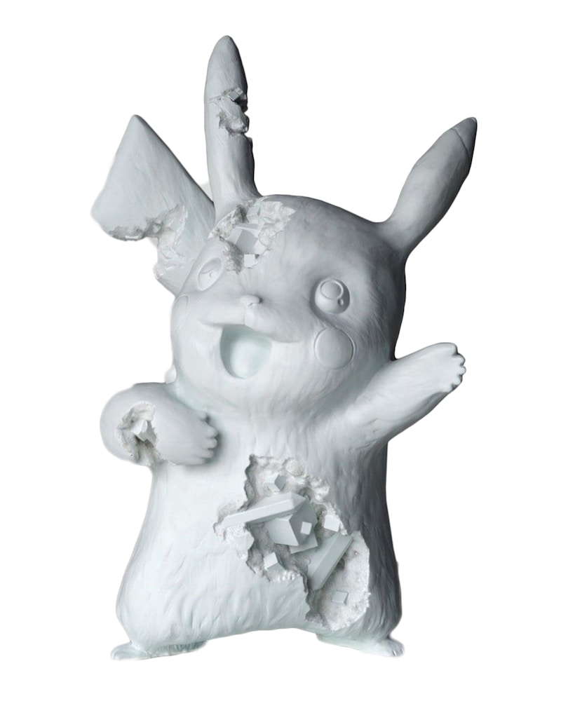 Daniel Arsham x Pokemon Crystalized Pikachu Future Relic Blue