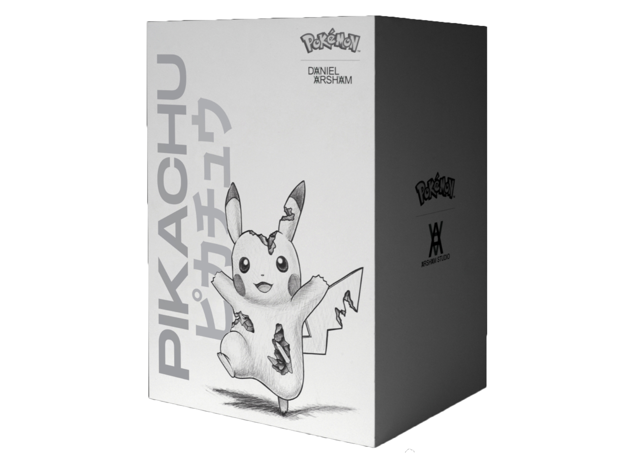 Daniel Arsham x Pokemon Crystalized Pikachu Future Relic White - JP