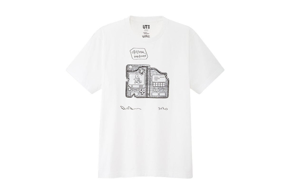 Daniel Arsham x Pokemon x Uniqlo Crystal Pokedex Tee Japanese