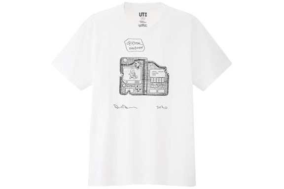Daniel Arsham x Pokemon x Uniqlo Crystal Pokedex Tee White