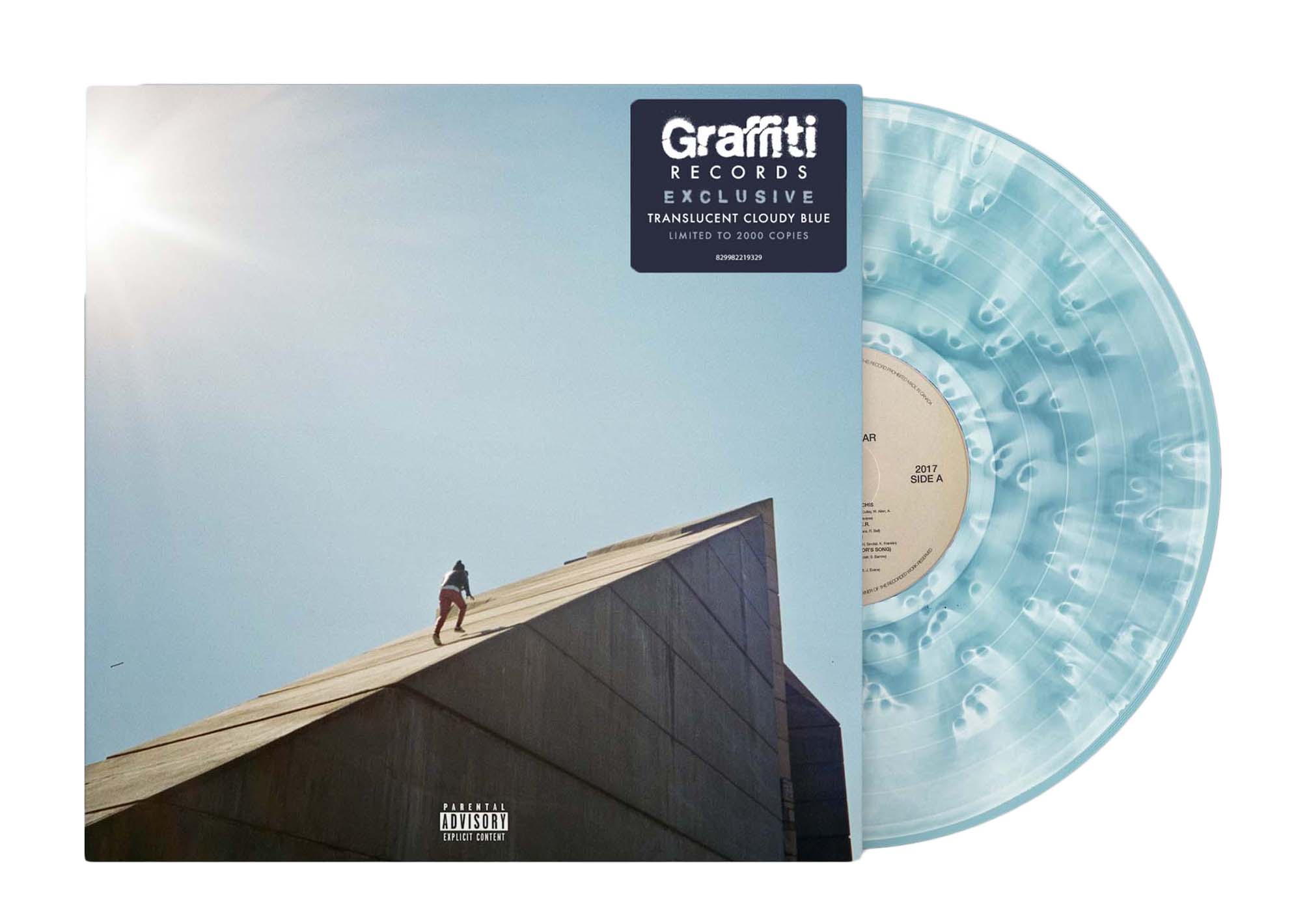 Daniel Caesar Freudian Graffiti Records Exclusive LP Vinyl (LE 2000)  Translucent Cloudy Blue