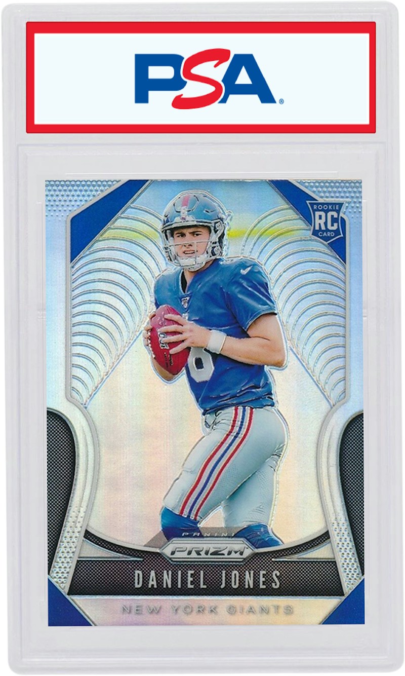 Daniel Jones 2019 Panini Prizm Rookie Silver #302 (PSA or BGS Graded)