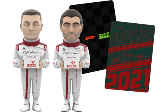 Danil Yad Mighty Jaxx Allstars F1 2021: Raikkonen & Giovinazzi Figures Bundle