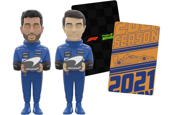 Danil Yad Mighty Jaxx Allstars F1 2021: Ricciardo & Norris Figures Bundle