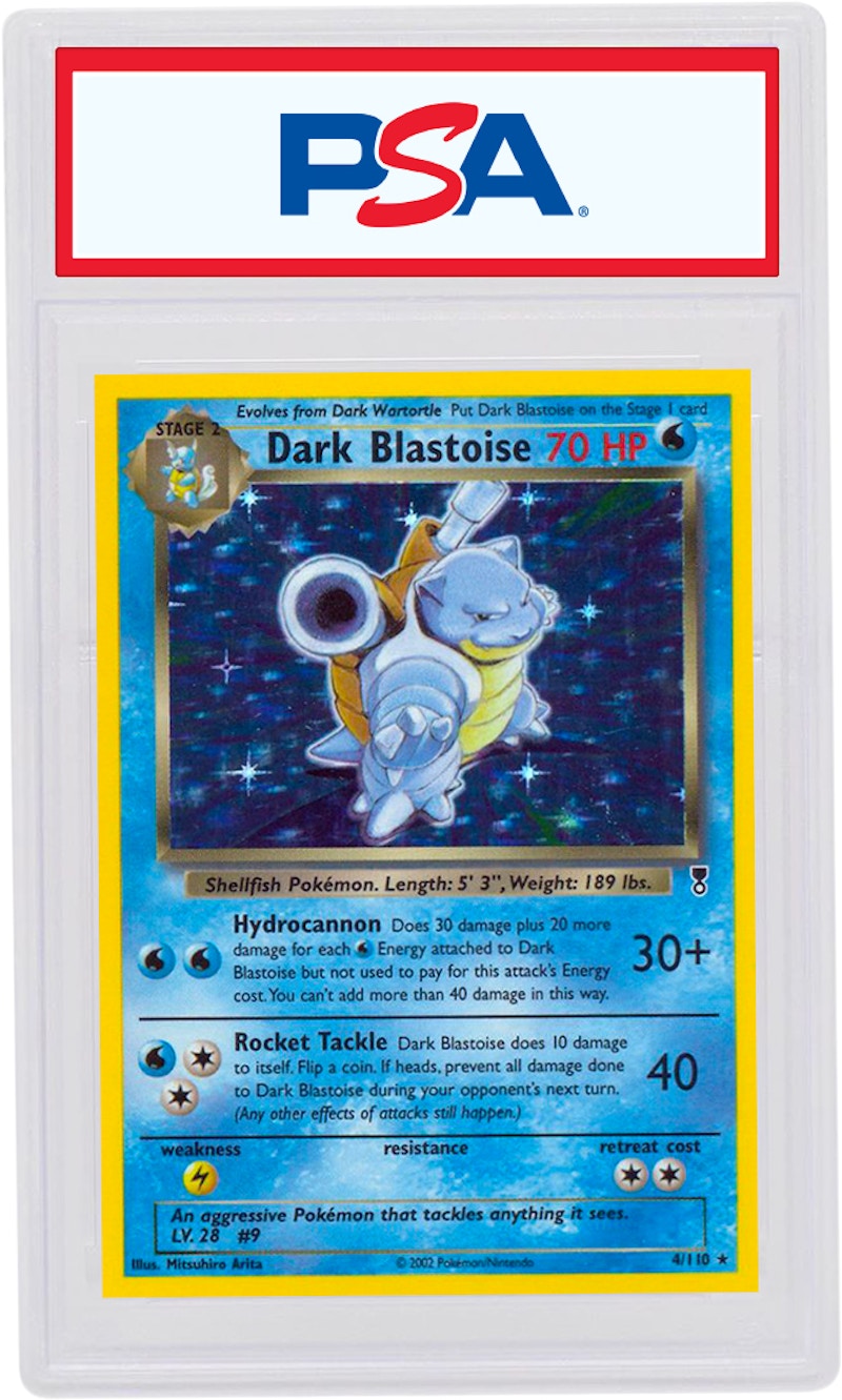 Dark Blastoise 3/82 PSA 8 Holo w/ buy Swirl! Freshly Graded