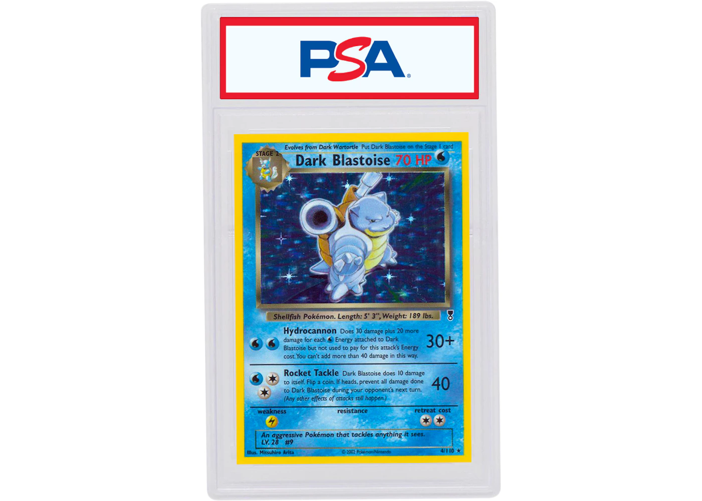 Dark Blastoise-Holo 2000 Pokemon TCG Team Rocket #3/82 (PSA or BGS Graded) - 2000 - US Dark Blastoise-Holo 2000 Pokemon TCG Team Rocket #3/82 (PSA or BGS Graded) - 2000 - US