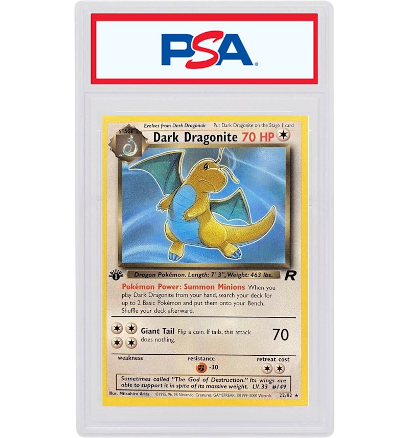 Dark Dragonite 2000 Pokemon TCG Rocket 1st Edition #22 (PSA or BGS Graded) - 2000 - US Dark Dragonite 2000 Pokemon TCG Rocket 1st Edition #22 (PSA or BGS Graded) - 2000 - US