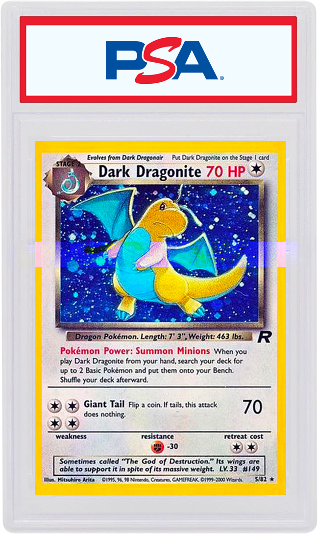 Dark Dragonite-Holo 1998 Pokemon TCG Japanese Team Rocket #149