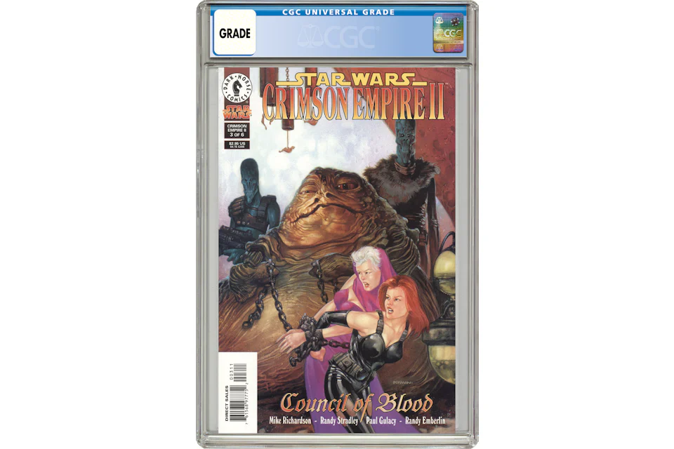 Dark Horse Star Wars Crimson Empire II (1998) #3 Comic Book CGC Graded