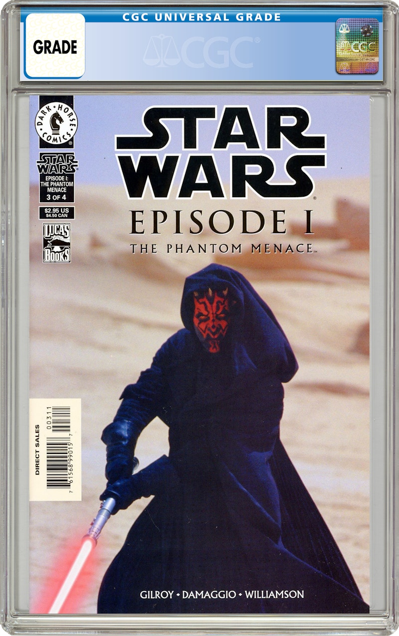 Dark Horse Star Wars Episode #1 Phantom Menace (1999) #3B Comic