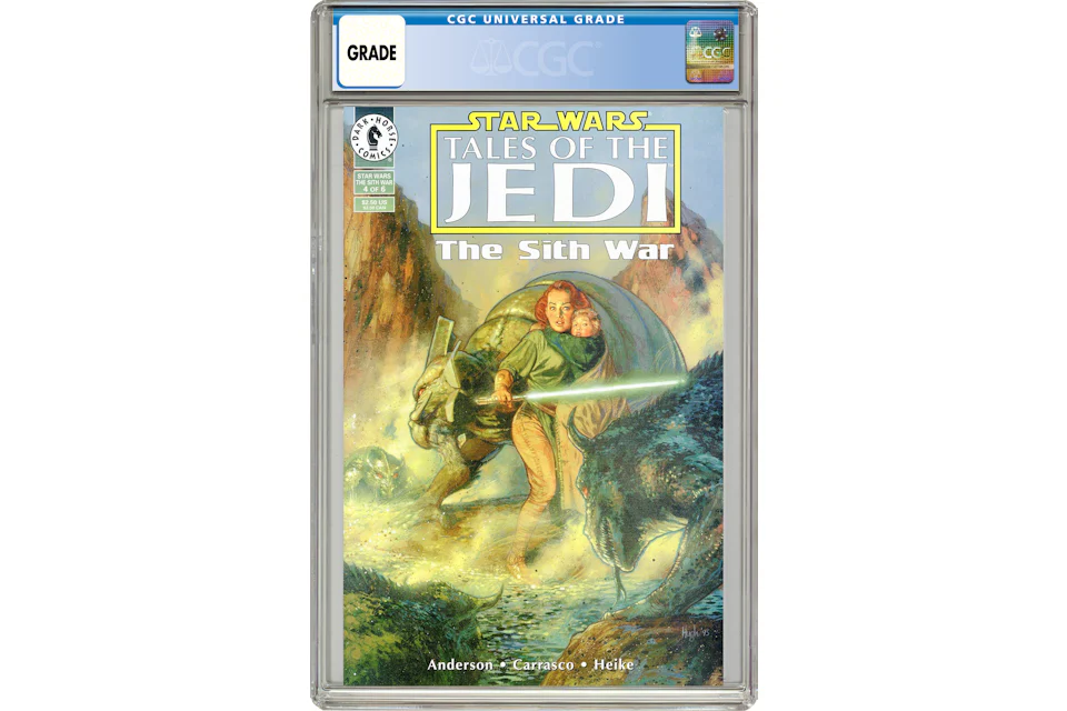 Dark Horse Star Wars Tales of the Jedi The Sith War (1995) #4 Comic Book CGC Graded