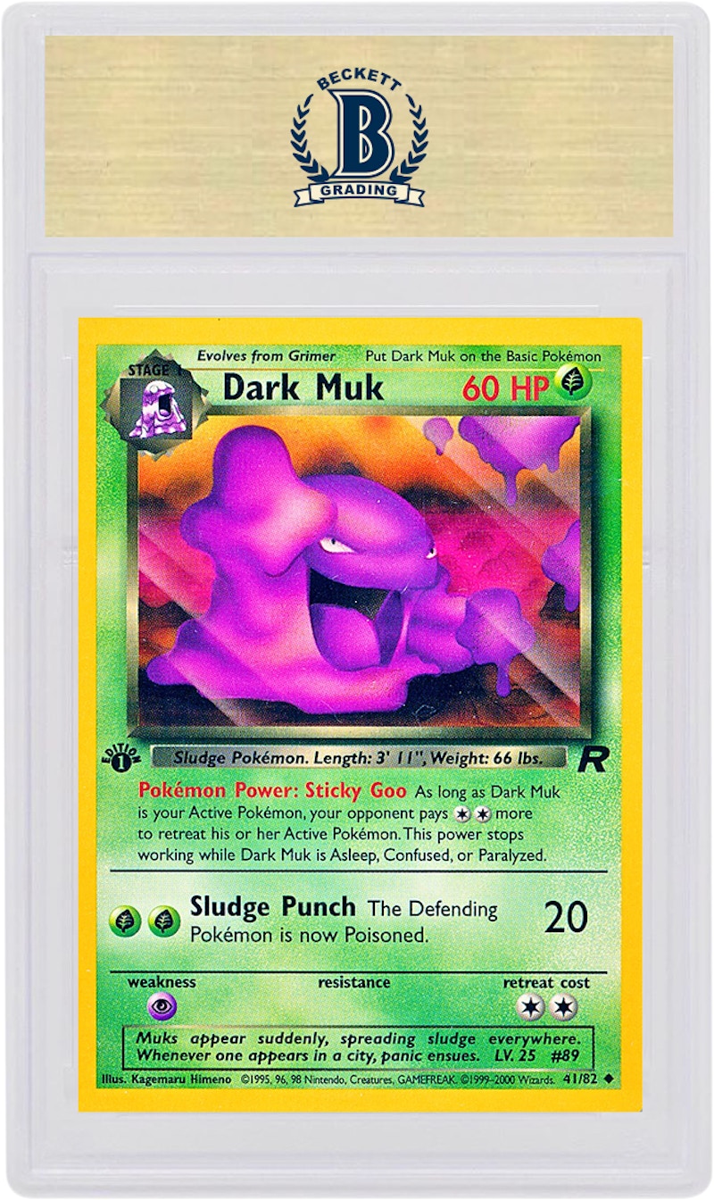 Dark Muk 2000 Pokemon TCG Team Rocket 1st Edition #41/82 - 2000 - IT