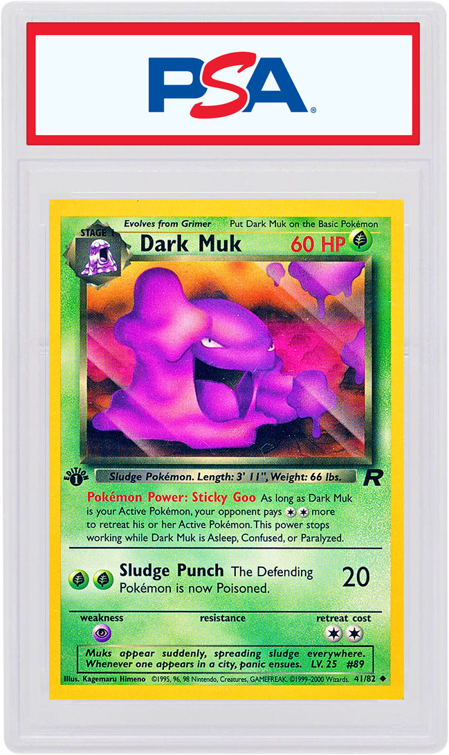 Dark Muk 2000 Pokemon TCG Team Rocket 1st Edition #41/82 - 2000 - US