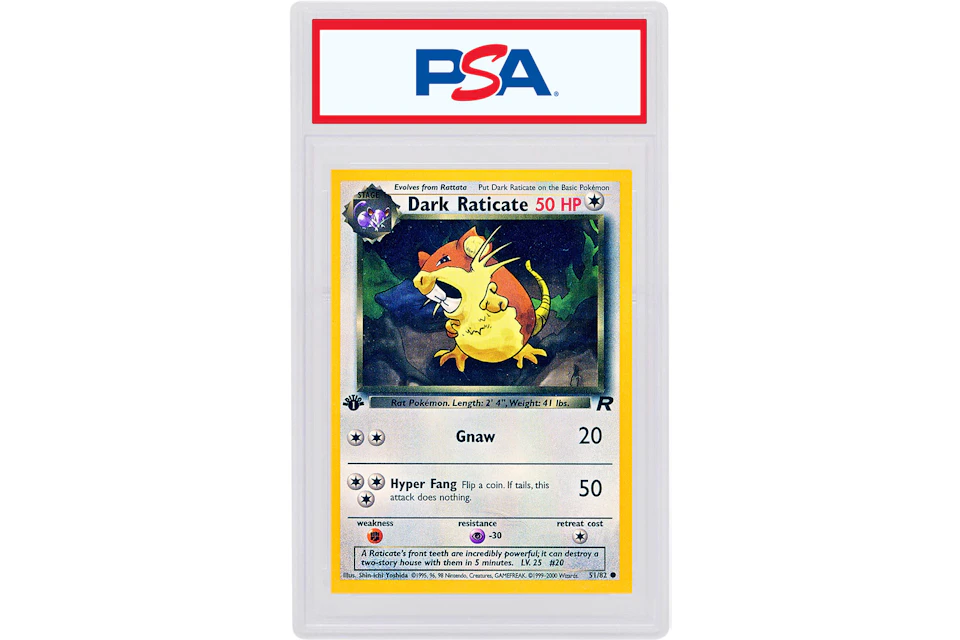 Dark Raticate 00 Pokemon Tcg Team Rocket 1st Edition 51 00 Dark Raticate 00 Pokemon Tcg Team Rocket 1st Edition 51 00