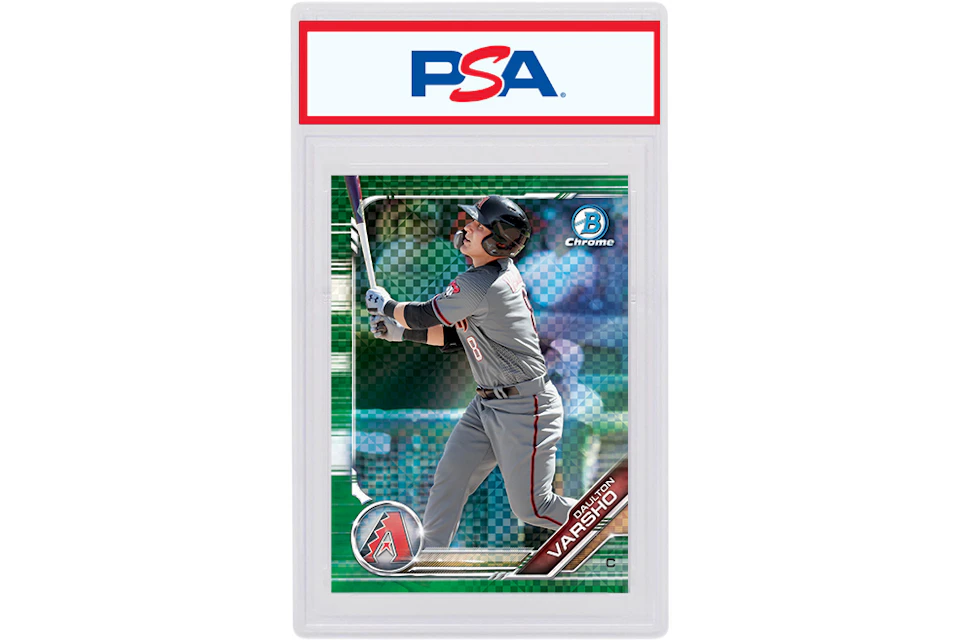 Daulton Varsho 2019 Bowman Chrome X Green X-Fractor /31 BCP-179