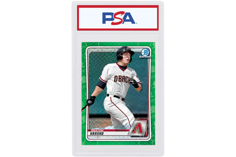 Daulton Varsho 2020 Bowman Chrome X Green X-Fractor /31 #BCP-181