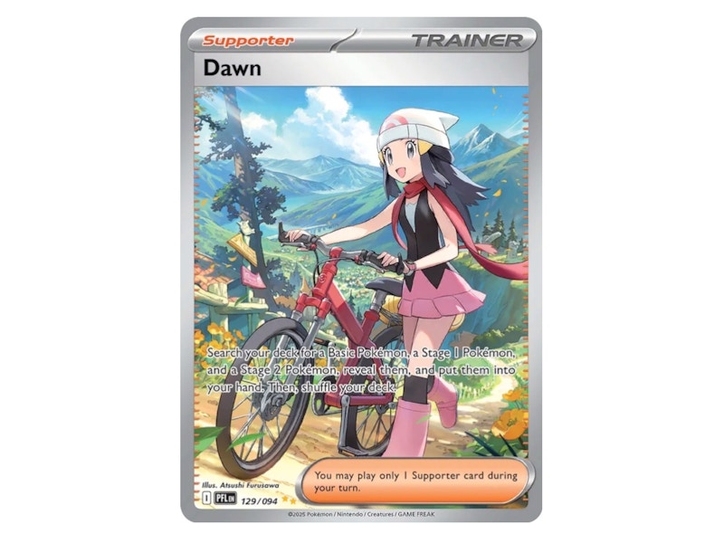 Dawn 2025 Pokmon Scarlet & Violet Phantasmal Flames Special Illustration  Rare 129/094 Ungraded - 2025 - US