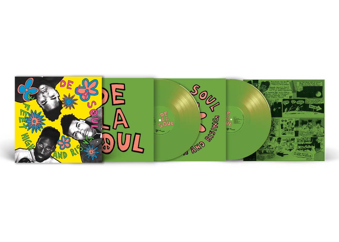 De La Soul 3 Feet High and Rising 2XLP Vinyl (LE 3000) Opaque Green (With  Comic Book Insert)