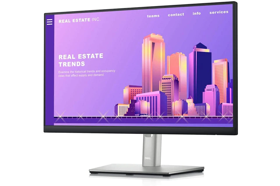 Dell 22" 1920 x 1080 FHD Monitor P2222H Black/Silver