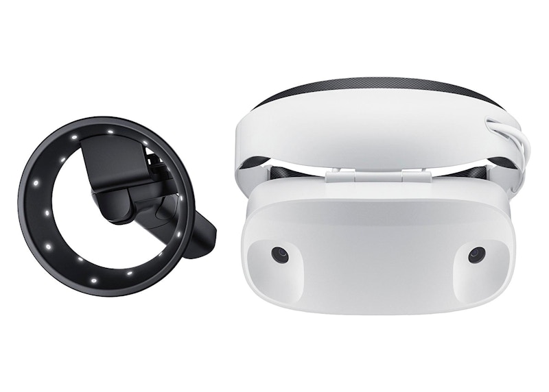 Dell Visor VR Headset with Controllers VRP100 White - US