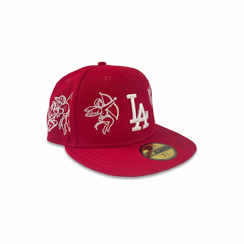 Demo World City of Angels LA Fitted Hat Red/Grey - US