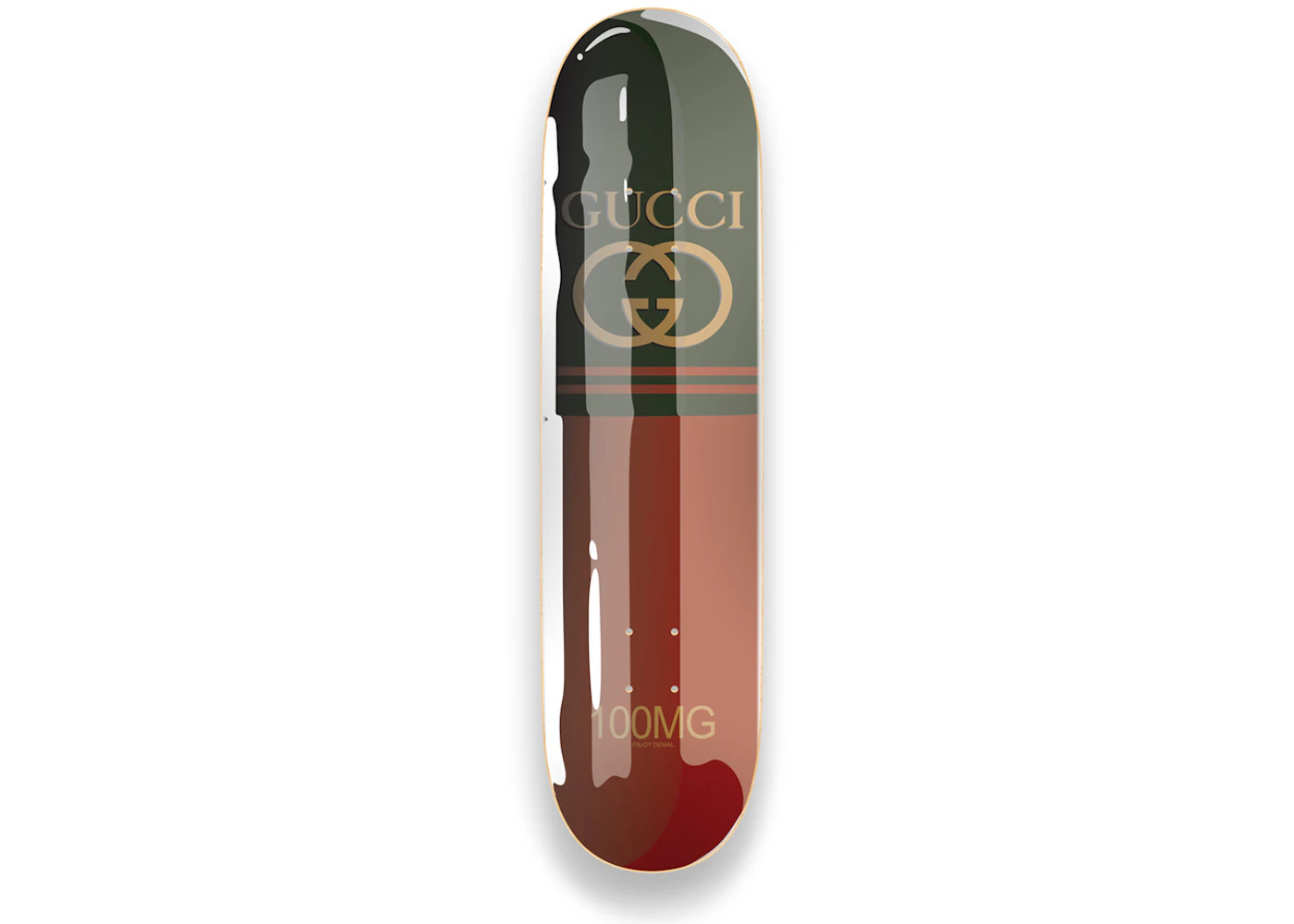 Denial Designer Drugs Gucci Skateboard Deck Multi - US Denial Designer Drugs Gucci Skateboard Deck Multi - US
