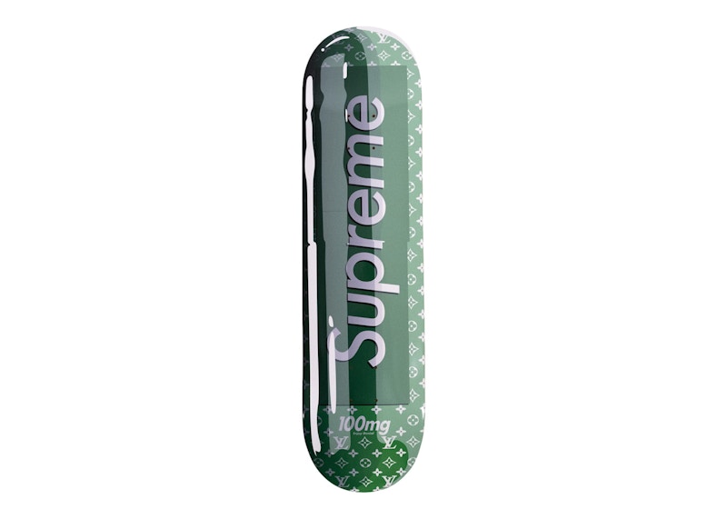 Denial Supreme Vuitton Smashup Pill Skateboard Deck (Edition of 50) Green