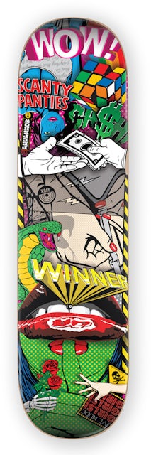 Denial Supreme Vuitton Smashup Pill Skateboard Deck (Edition of