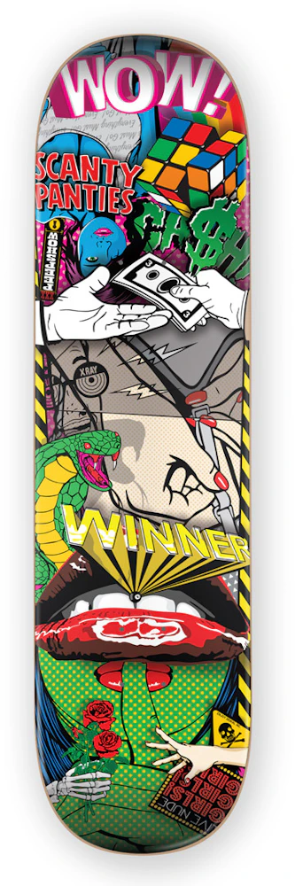 Denial Supreme Vuitton Smashup Pill Skateboard Deck (Edition of 100) Black