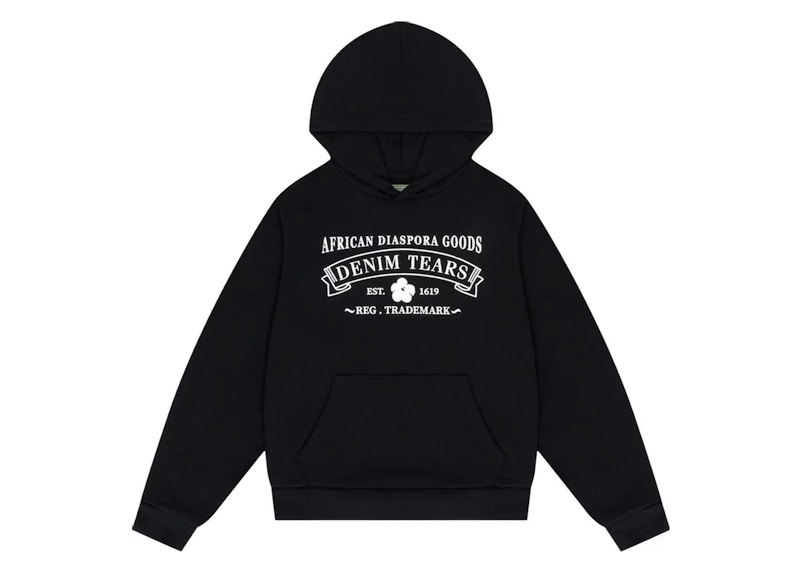 Denim Tears ADG Hooded Sweatshirt Black Uomo - SS23 - IT