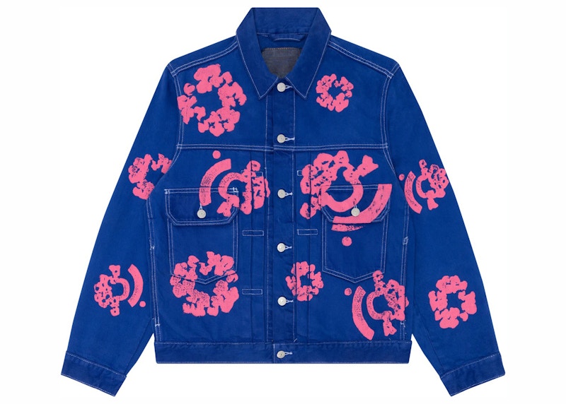 Denim Tears Bstroy Tears Type-2 Denim Trucker Jacket Bright Blue