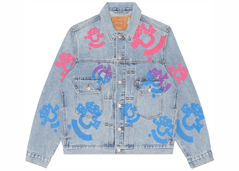 Denim Tears Bstroy Tears Type-2 Light Wash Denim Trucker Jacket 