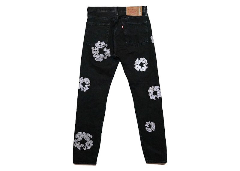 Denim Tears Bust Down Tears 501 Jeans Black