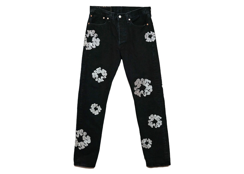 Denim Tears Bust Down Tears 501 Jeans Black 男装- FW22 - CN