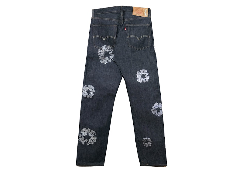 Denim Tears Bust Down Tears 501 Jeans Selvedge Men's FW22 US