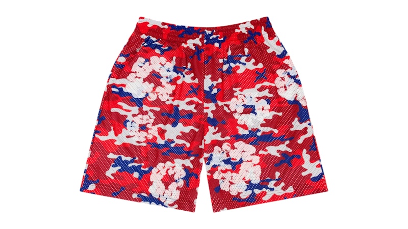 DENIM TEARS COTTON WREATH SHORTS L 赤 RED Denim Tears | Shorts | Denim Tears The Cotton Wreath Shorts