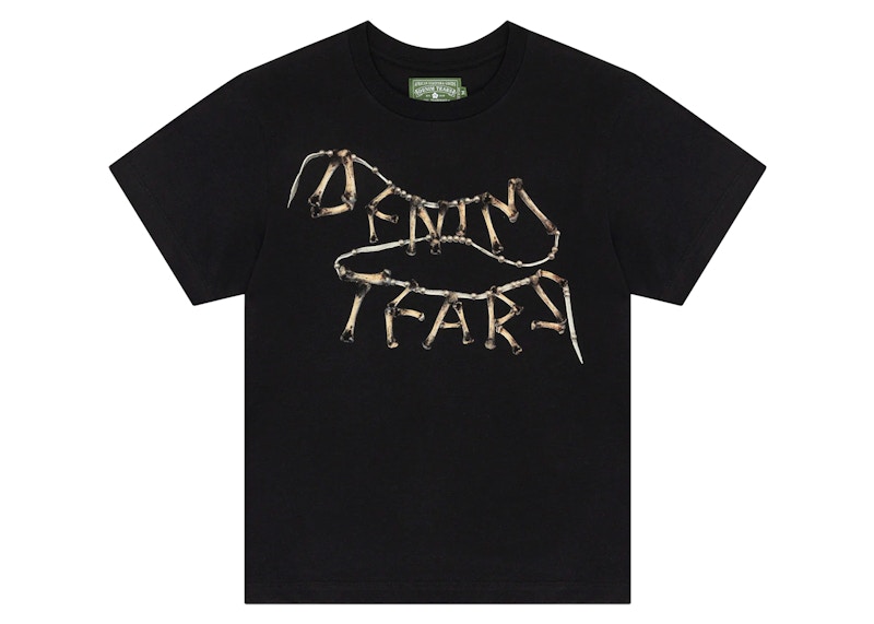 Pre-owned Denim Tears Men's Chicken Bone Tee Shirt In Black