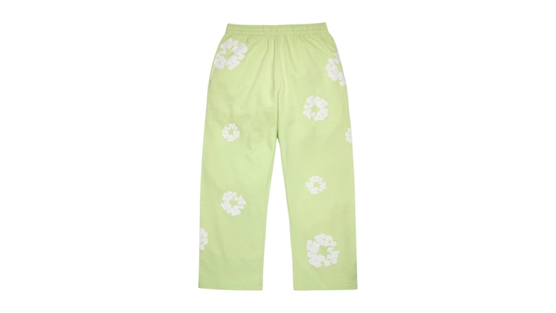 Denim Tears Cotton Wreath Baggy Sweatpants Mint Men's - SS26 - US