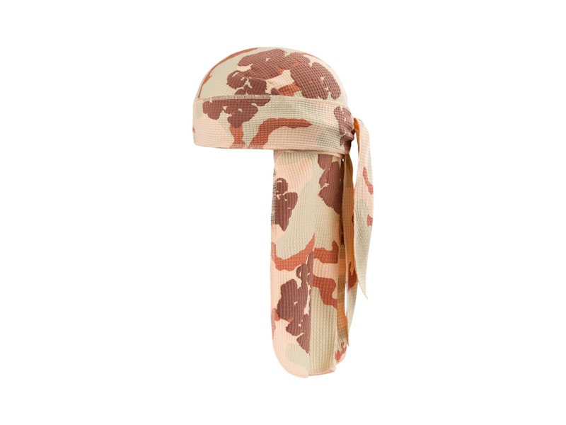 【期間限定特価】 Wreath Cotton Tears Denim Durag US - FW24 - Men's Camo Tan 小物
