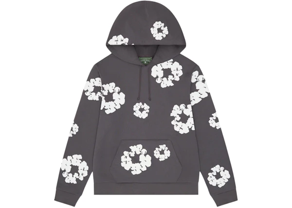 Denim Tears Cotton Wreath Hoodie Burgundy