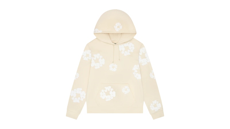 Denim Tears Cotton Wreath Hoodie Oatmeal Men's - FW25 - US