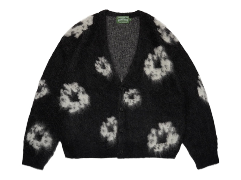 コロスケDENIM TEARS MOHAIR CARDIGAN Denim Tears Cotton Wreath Mohair Cardigan Black Men's - SS26 - US