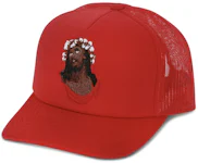 Jabari Man Red Trucker Hat