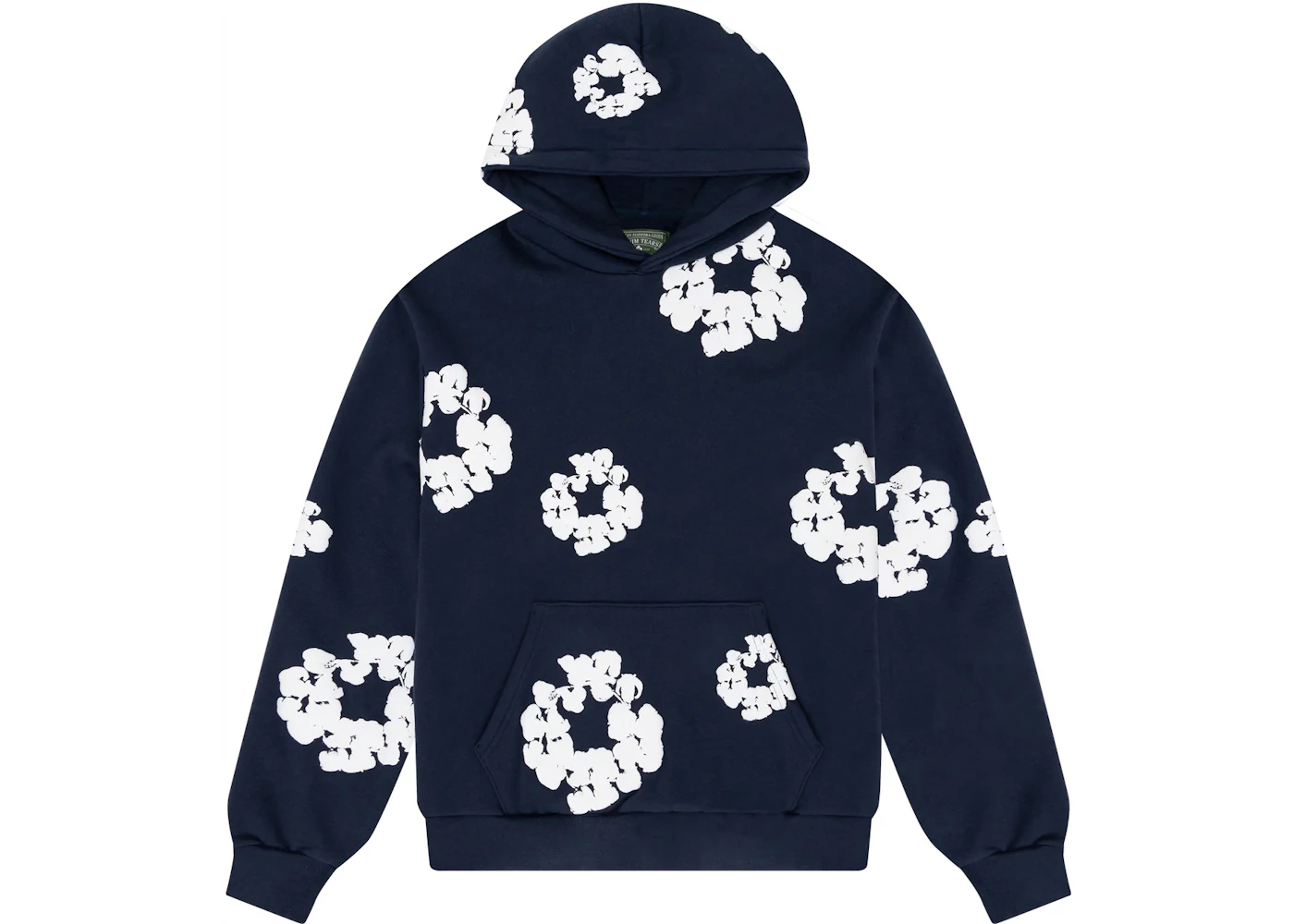 Denim Tears Cotton Wreath Sweatshirt Navy Men's - SS23 - US