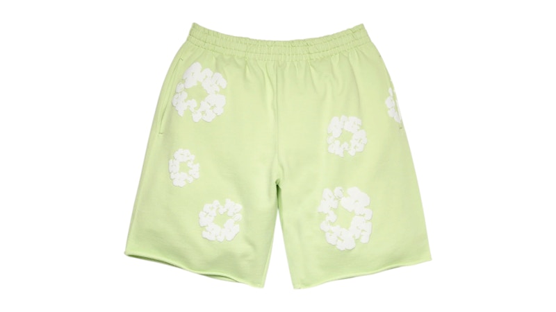 Denim Tears Cotton Wreath Sweatshorts Mint Men's - SS26 - US