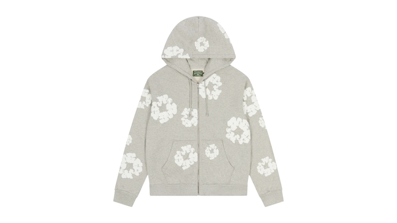 Denim Tears Cotton Wreath Zip Hoodie Grey メンズ - SS25 - JP