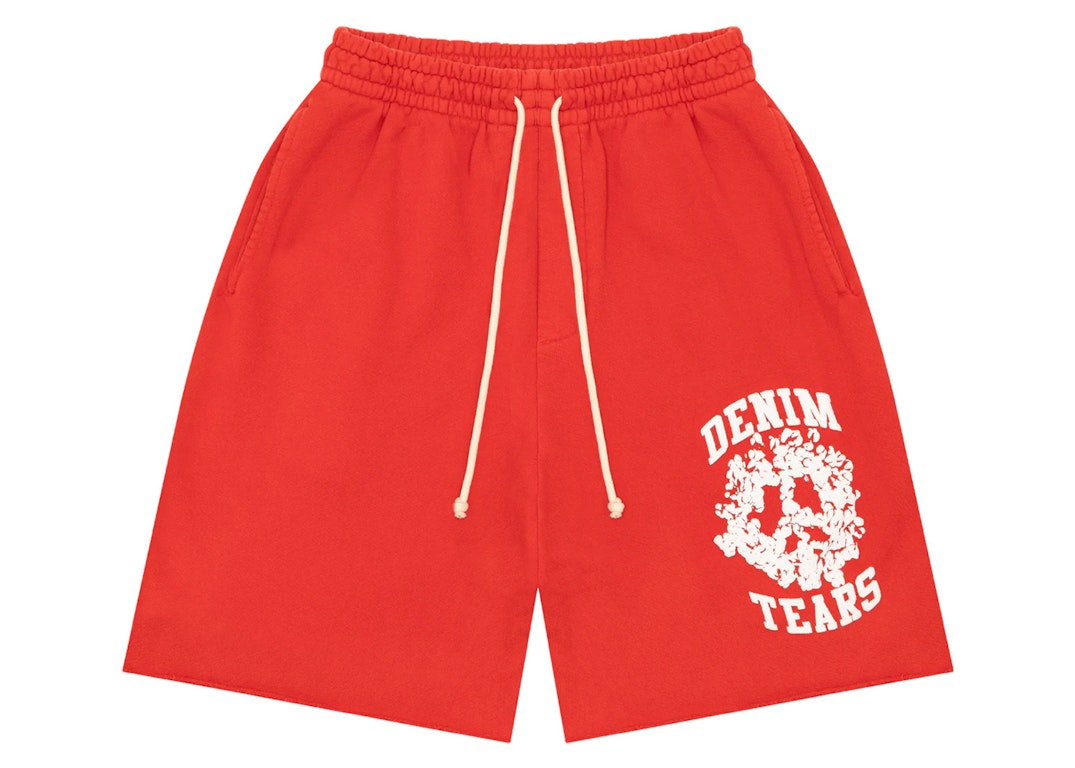 Pre-owned Denim Tears Denim University Shorts Red